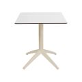Стол QUATRO FOLD 70X70 SAND-WHITE1